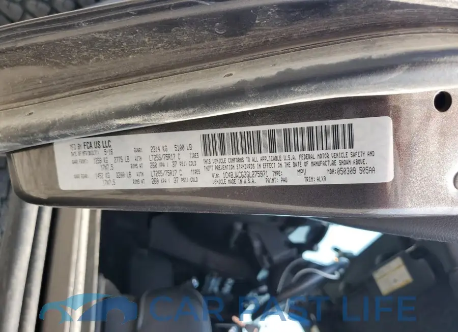 1C4BJWCG3GL275971# 12