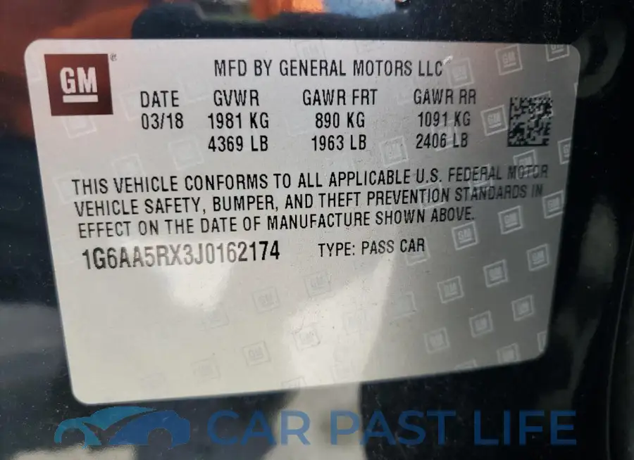 1G6AA5RX3J0162174# 12