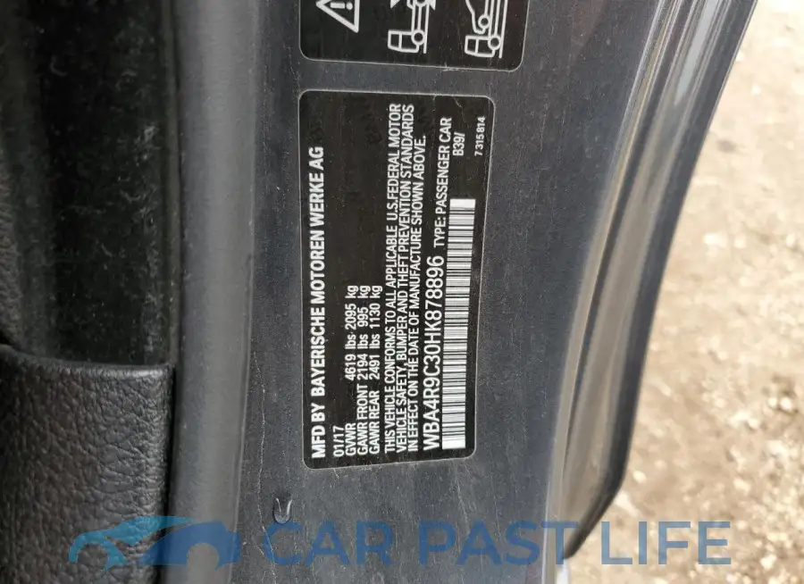 WBA4R9C30HK878896# 12