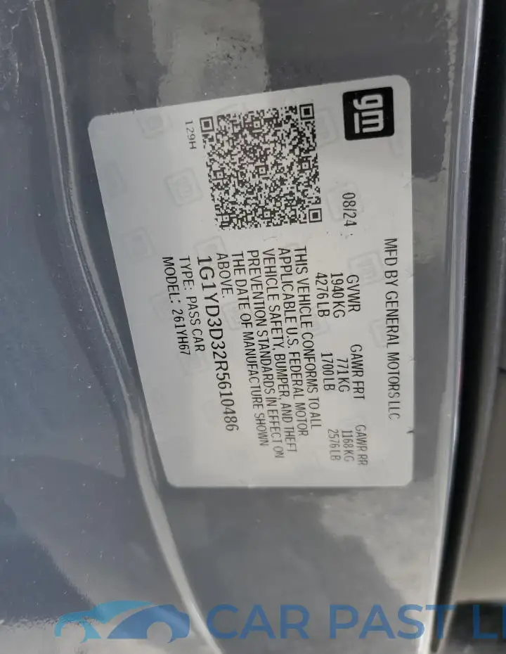 1G1YD3D32R5610486# 13