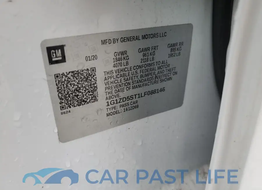 1G1ZD5ST1LF088146# 12