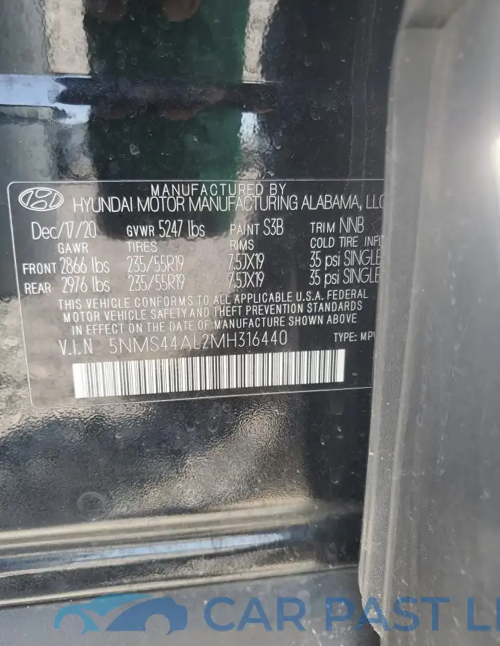 5NMS44AL2MH316440# 13