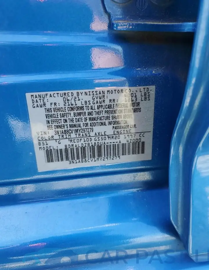 3N1AB8CV1MY297279# 12