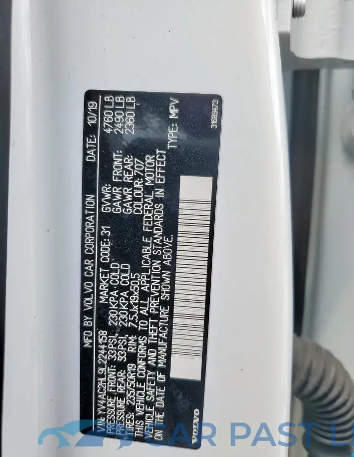 YV4AC2HL9L2244158# 13