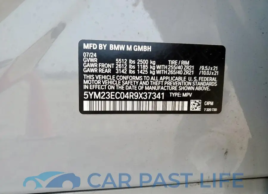 5YM23EC04R9X37341# 13