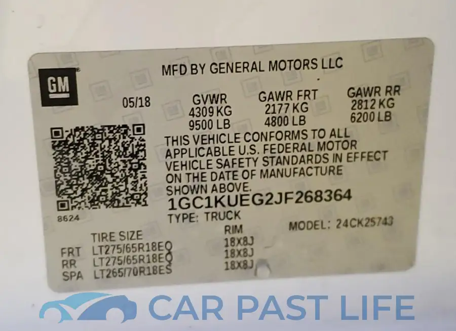 1GC1KUEG2JF268364# 12