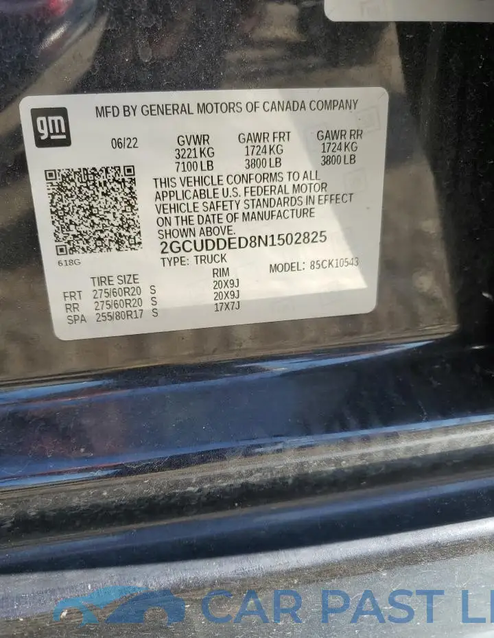 2GCUDDED8N1502825# 14