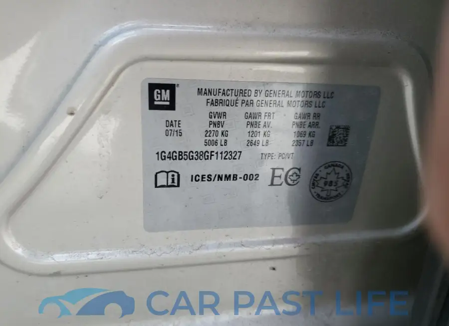 1G4GB5G38GF112327# 12