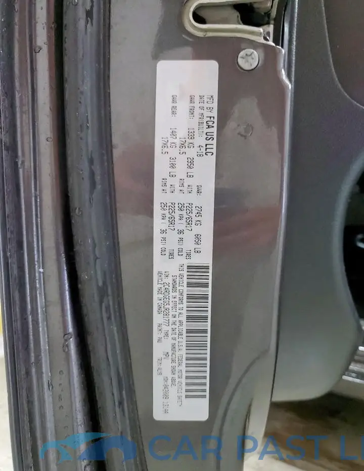 2C4RDGEG5JR281777# 13