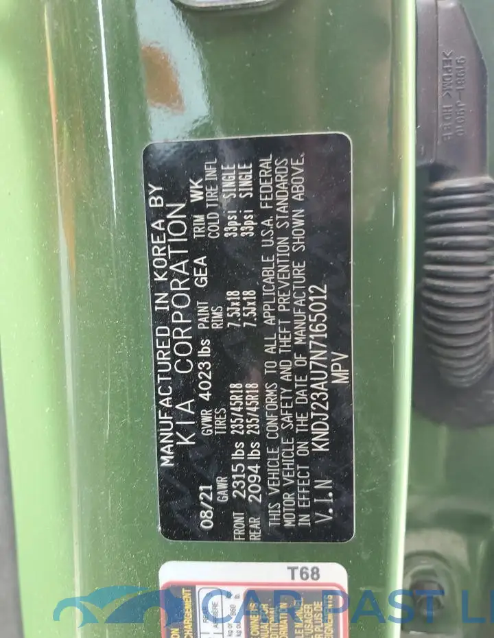 KNDJ23AU7N7165012# 13