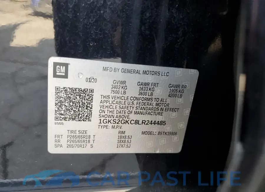 1GKS2GKC8LR244485# 14