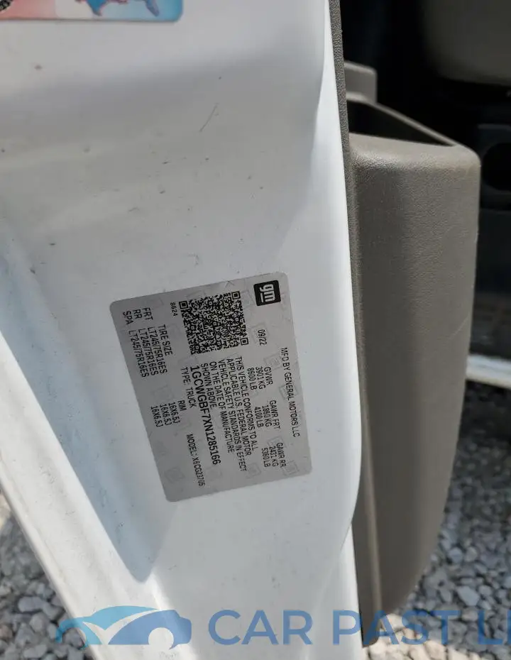 1GCWGBF7XN1285166# 13