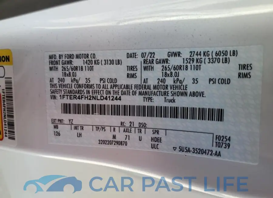 1FTER4FH2NLD41244# 12