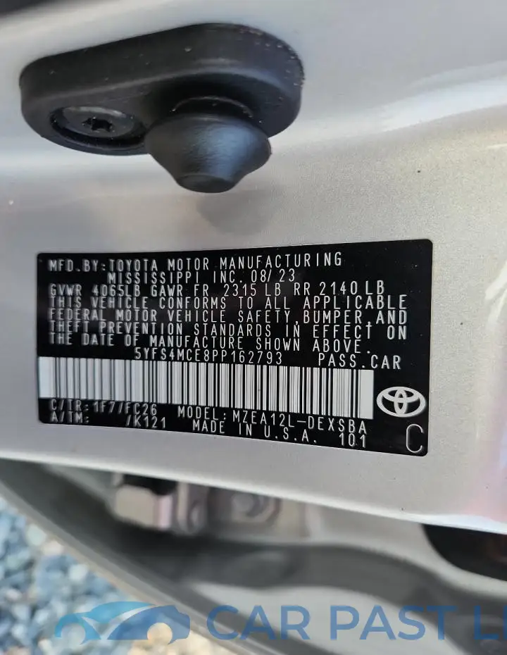 5YFS4MCE8PP162793# 12