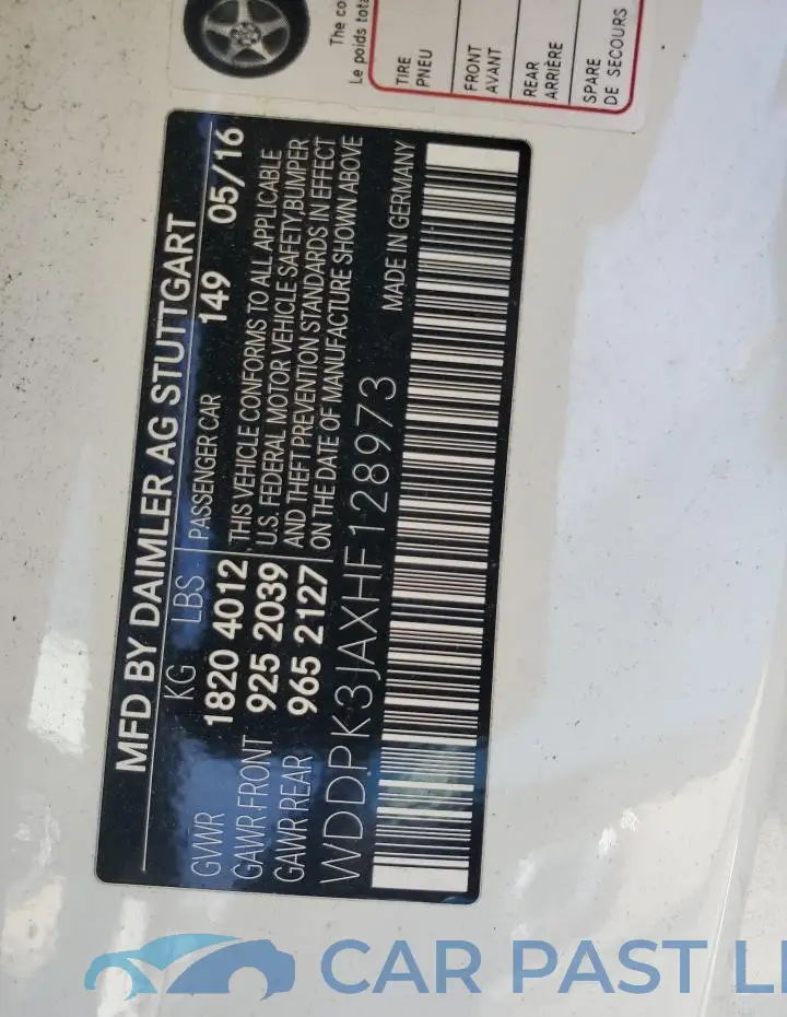 WDDPK3JAXHF128973# 12