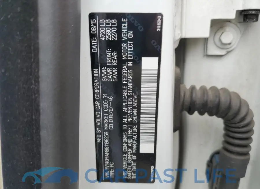 YV140MAM8G1196259# 12