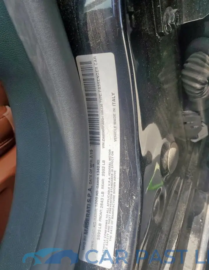 ZAM56RPA6G1166336# 12