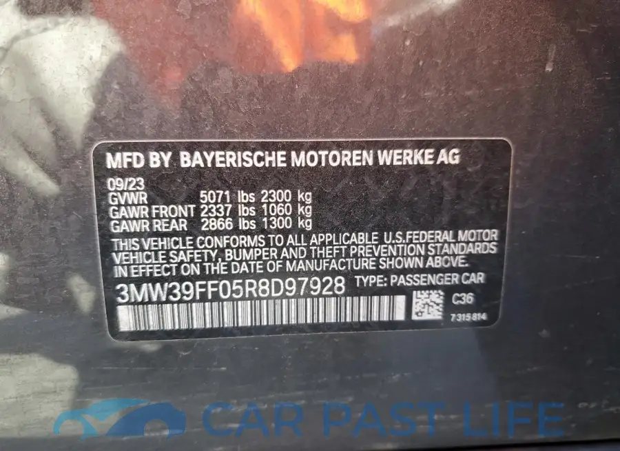3MW39FF05R8D97928# 12