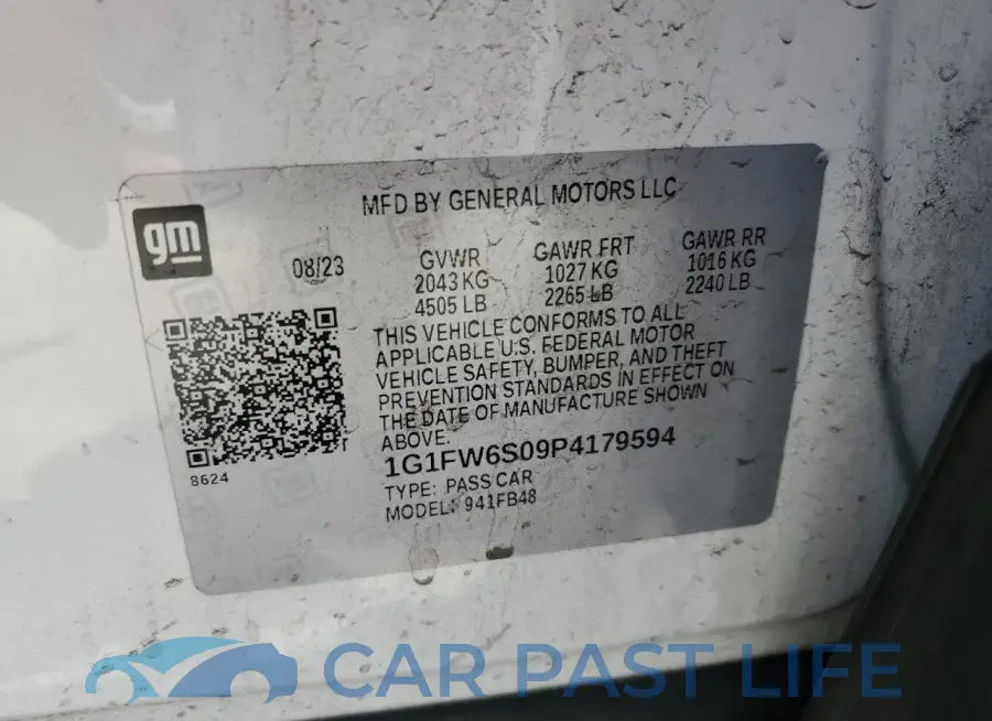 1G1FW6S09P4179594# 12