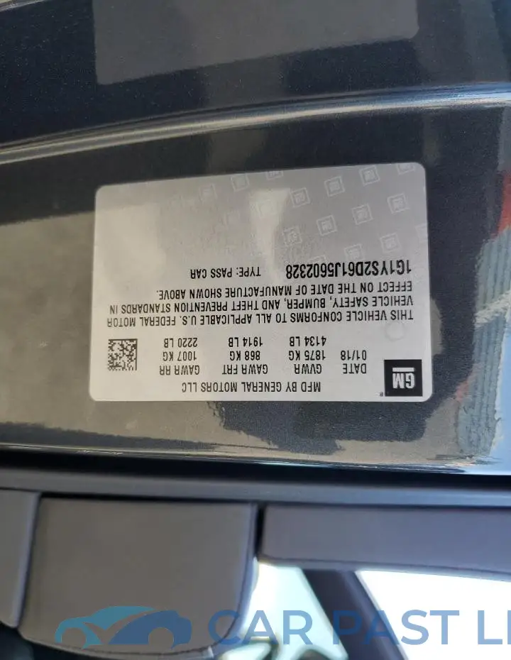 1G1YS2D61J5602328# 12