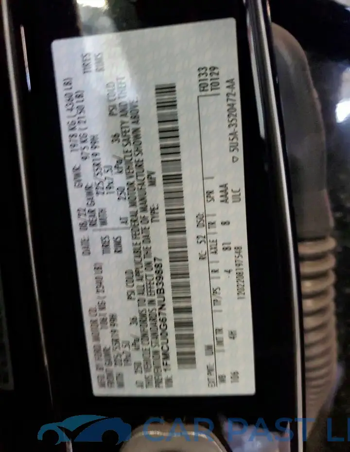 1FMCU0G67NUB39887# 13