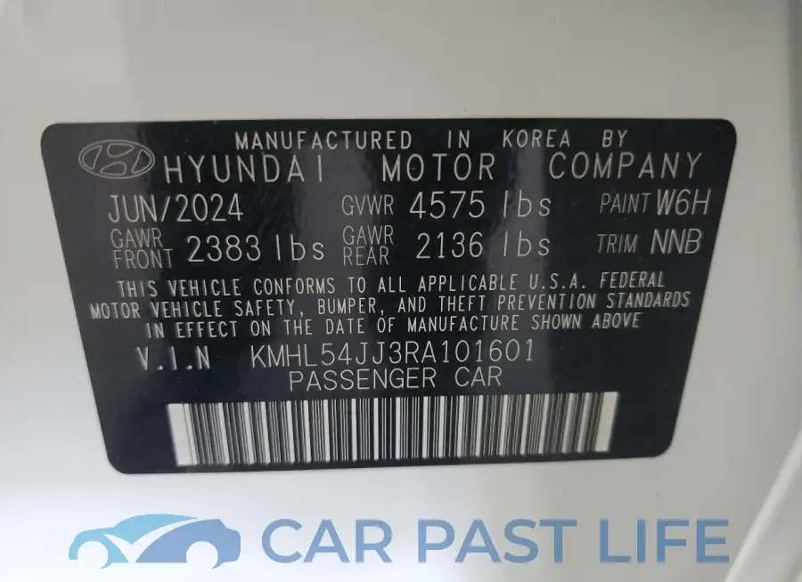 KMHL54JJ3RA101601# 13