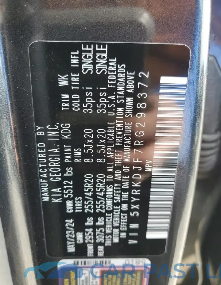 5XYRKDJF7RG298372# 14