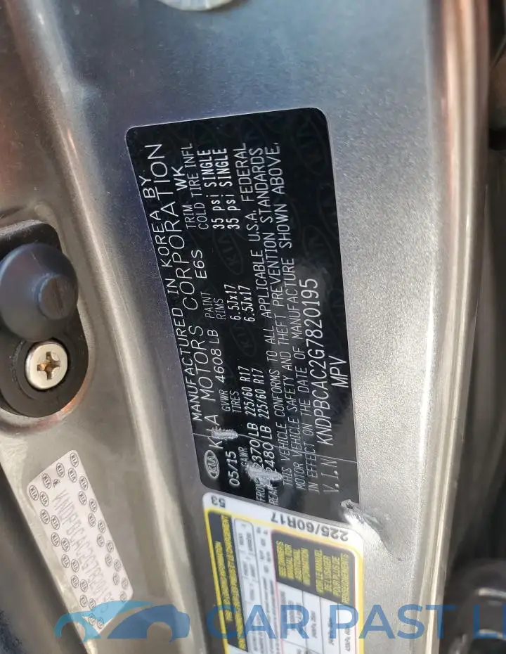 KNDPBCAC2G7820195# 13