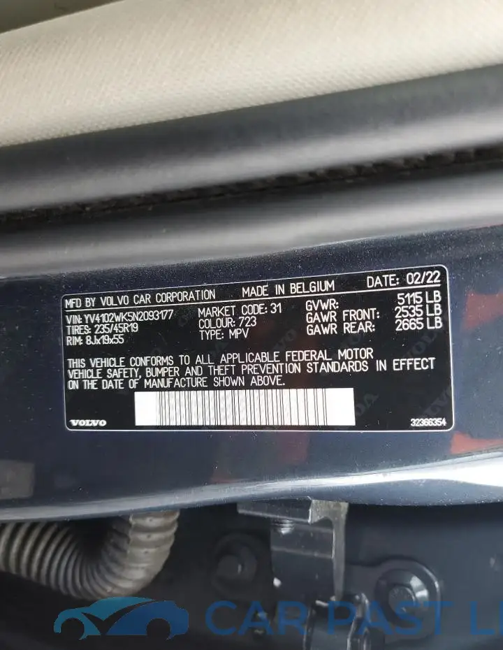 YV4102WK5N2093177# 13