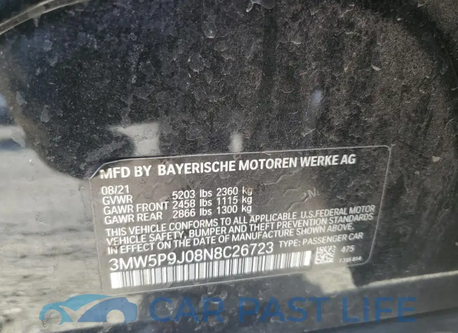 3MW5P9J08N8C26723# 12