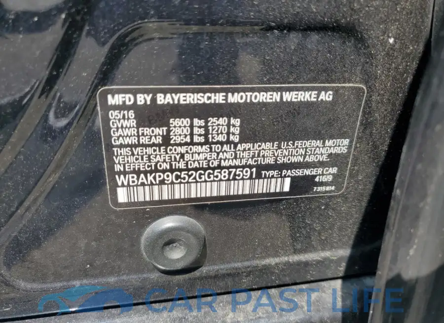 WBAKP9C52GG587591# 12