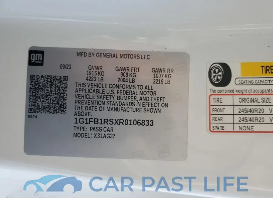 1G1FB1RSXR0106833# 12