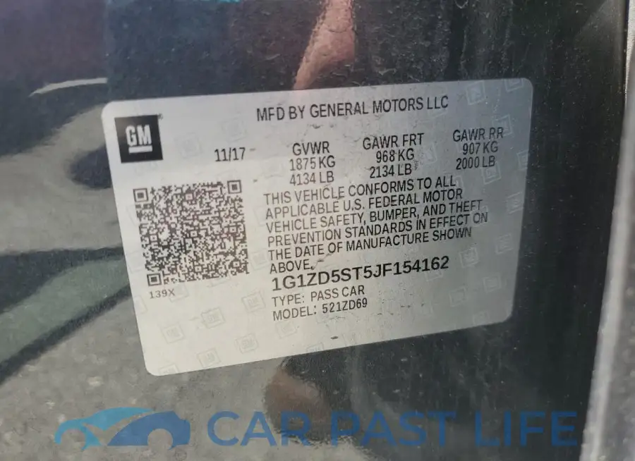 1G1ZD5ST5JF154162# 12