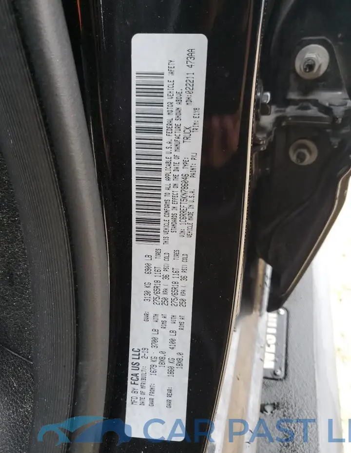 1C6RREFT5KN786046# 12