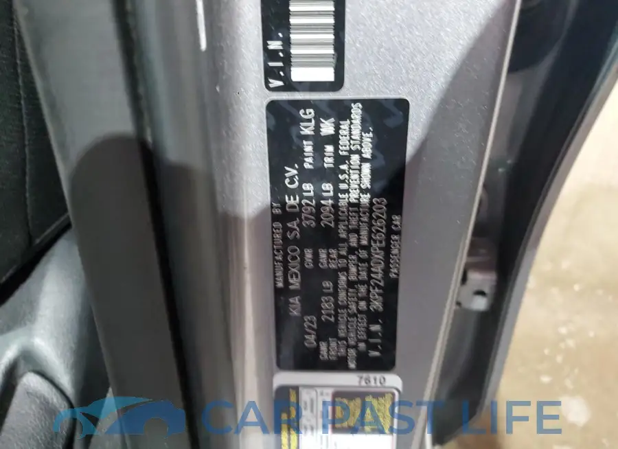 3KPF24ADXPE626203# 13