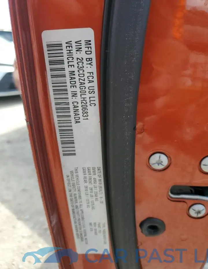 2C3CDZAG0LH206831# 12
