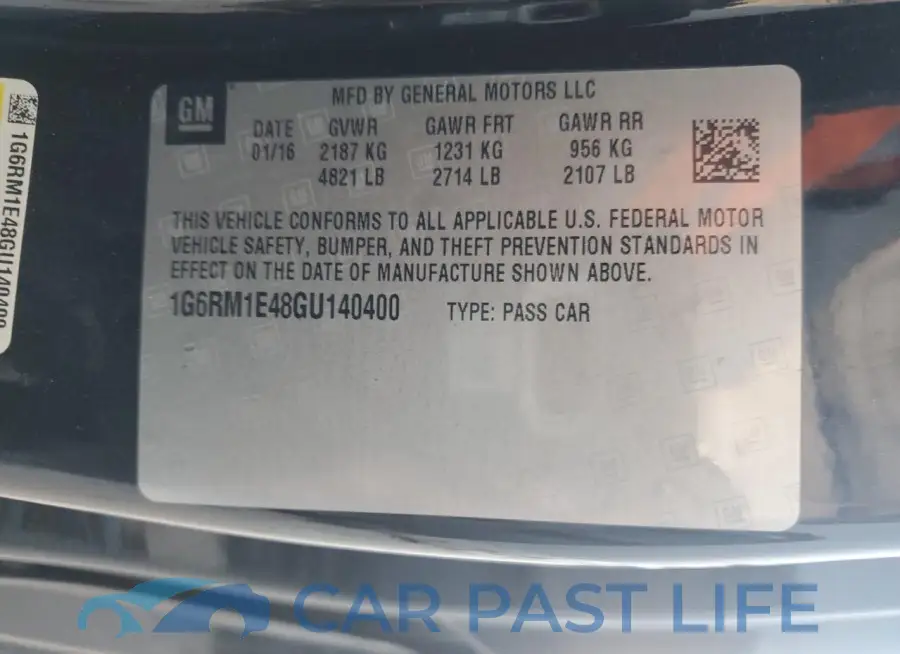 1G6RM1E48GU140400# 12