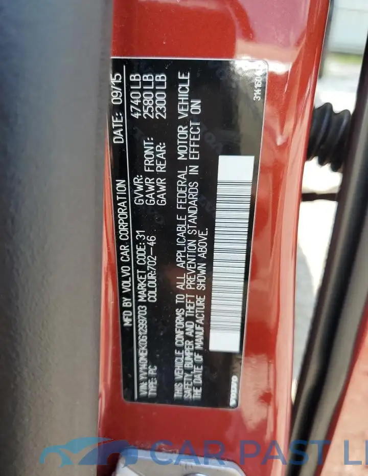 YV140MEK0G1299703# 12