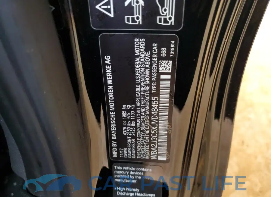 WBA2J3C5XJVD48455# 12