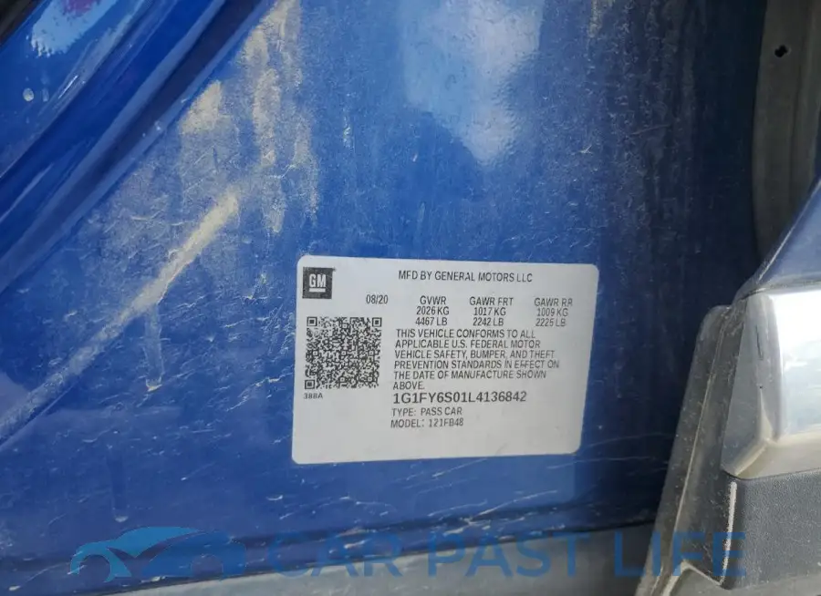 1G1FY6S01L4136842# 12