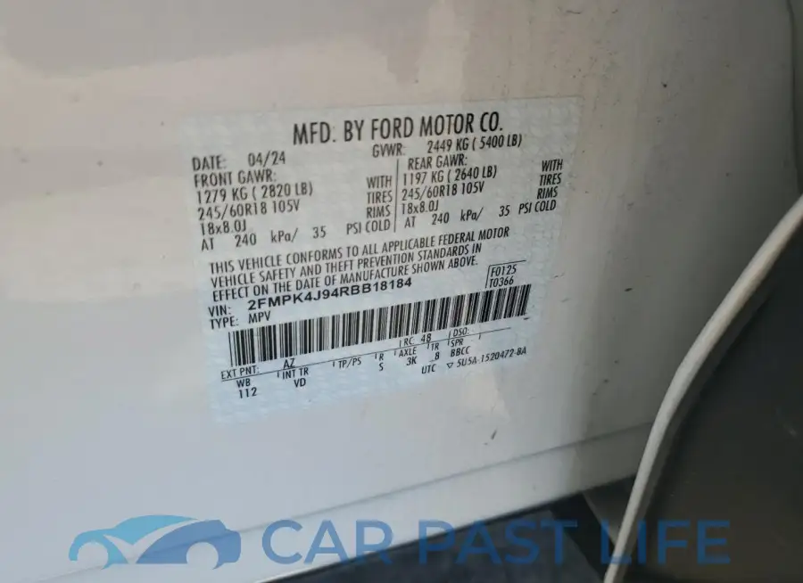 2FMPK4J94RBB18184# 13