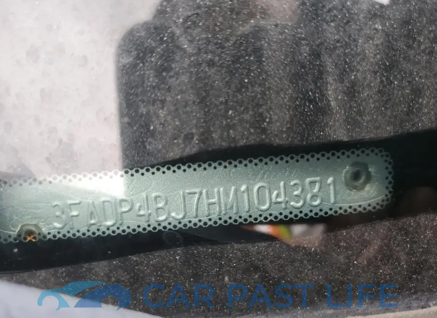 3FADP4BJ7HM104381# 12