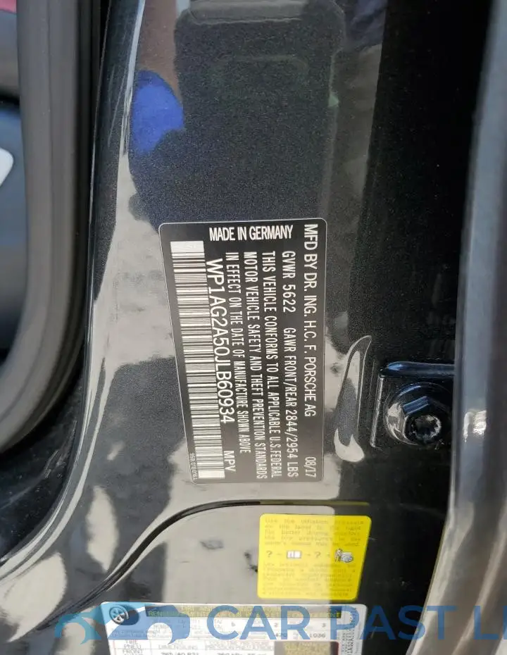 WP1AG2A50JLB60934# 13