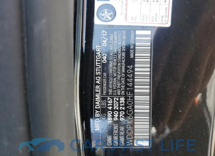 WDDPK6GA0HF144494# 13