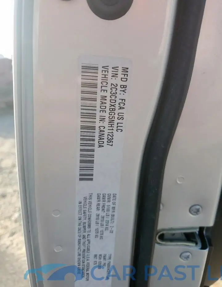 2C3CDXBG5NH112367# 12