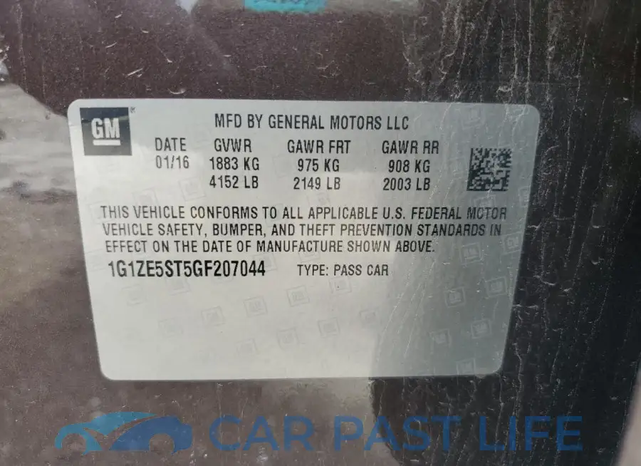 1G1ZE5ST5GF207044# 13