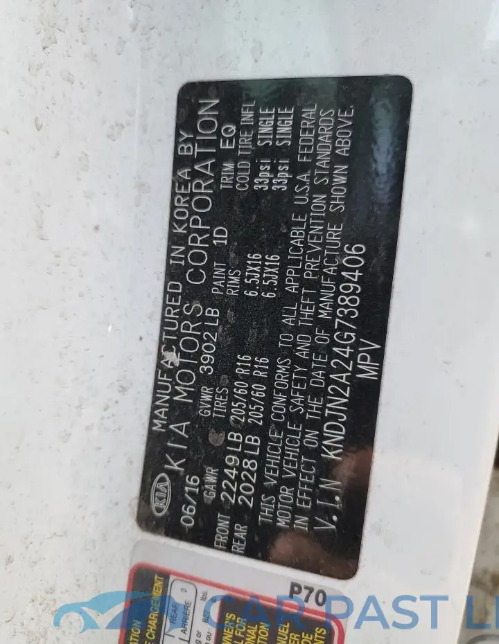 KNDJN2A24G7389406# 13