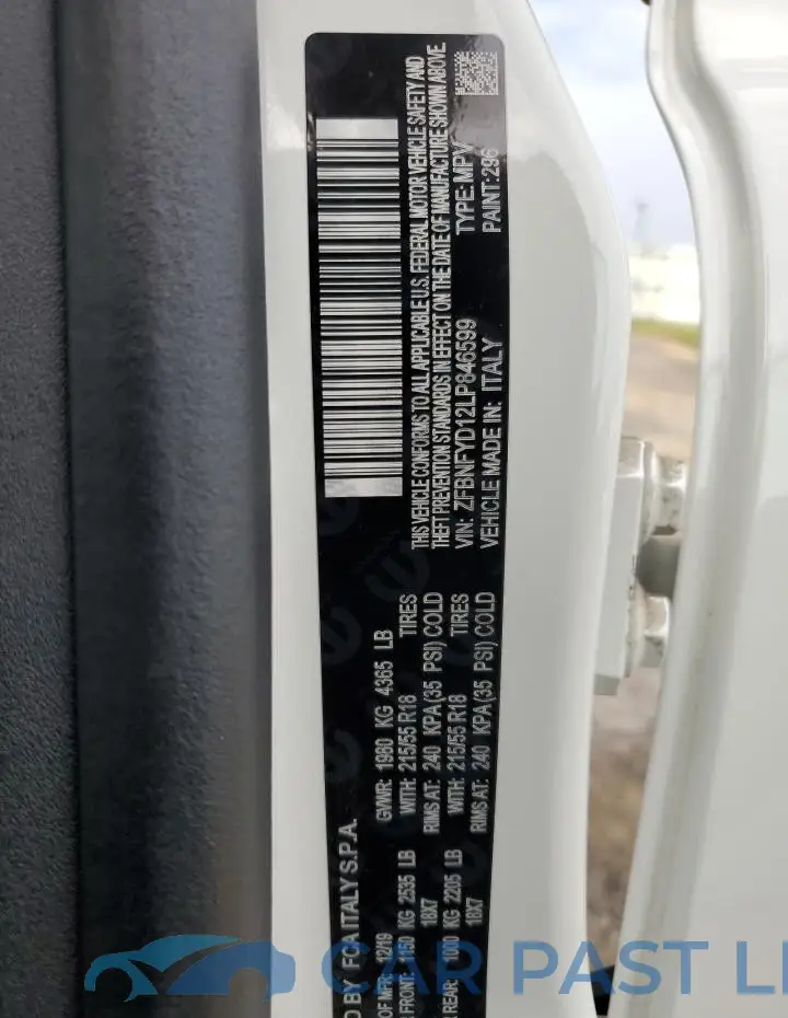 ZFBNFYD12LP846599# 13