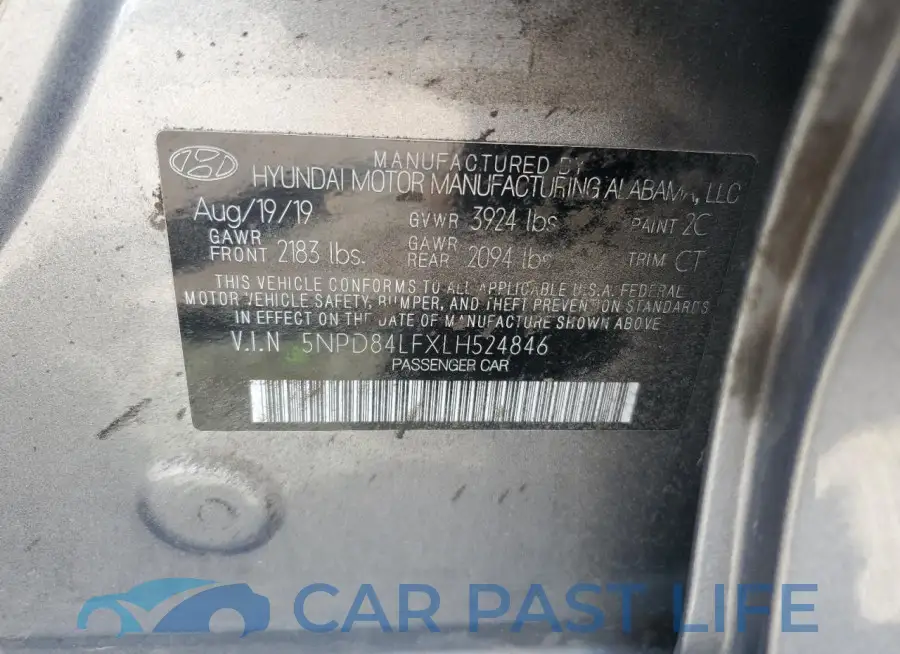 5NPD84LFXLH524846# 13
