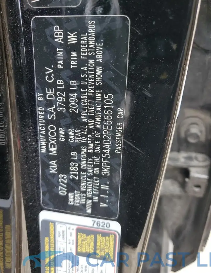 3KPF54AD2PE666105# 12